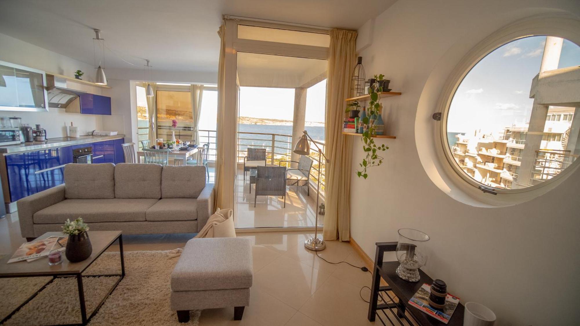 Mellieha Bay 3 Bedroom Apartment "Coastal Comfort" المظهر الخارجي الصورة